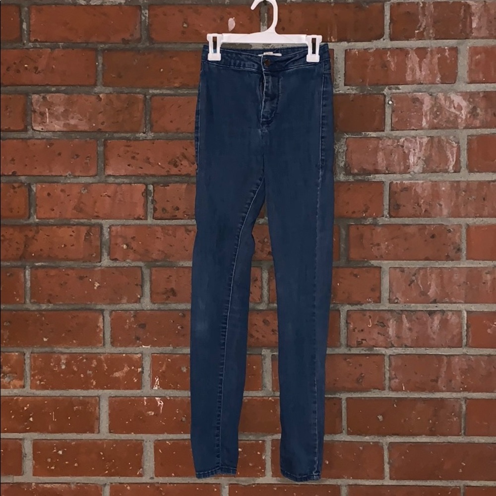High Waisted Jeggings (Blue Jean)